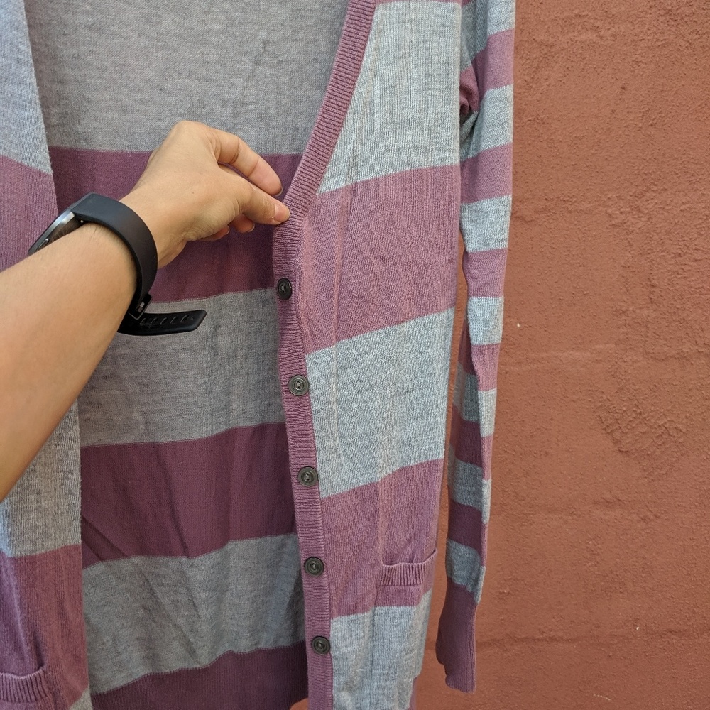 Striped Cardigan - Picture 2 of 3